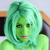 Christina Aquilera transformed into an Orion Slave Girl (green skinned women of Star Trek)