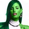 elsa benitez transformed into an Orion Slave Girl (green skinned women of Star Trek)