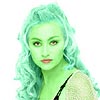 Sandy & Mandy Bentley transformed into an Orion Slave Girl (green skinned women of Star Trek)