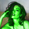 Rebecca Gayheart  transformed into an Orion Slave Girl (green skinned women of Star Trek)