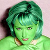 teal eoni transformed into an Orion Slave Girl (green skinned women of Star Trek)